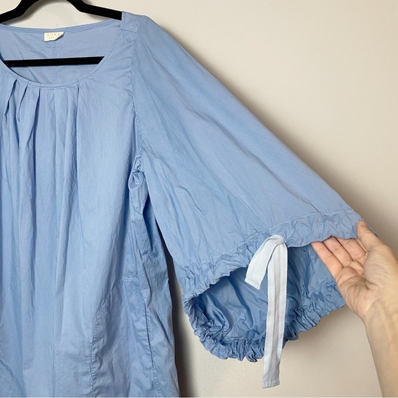 Lake Morning Cotton Mini Dress in Bluebell - Picture 8 of 12